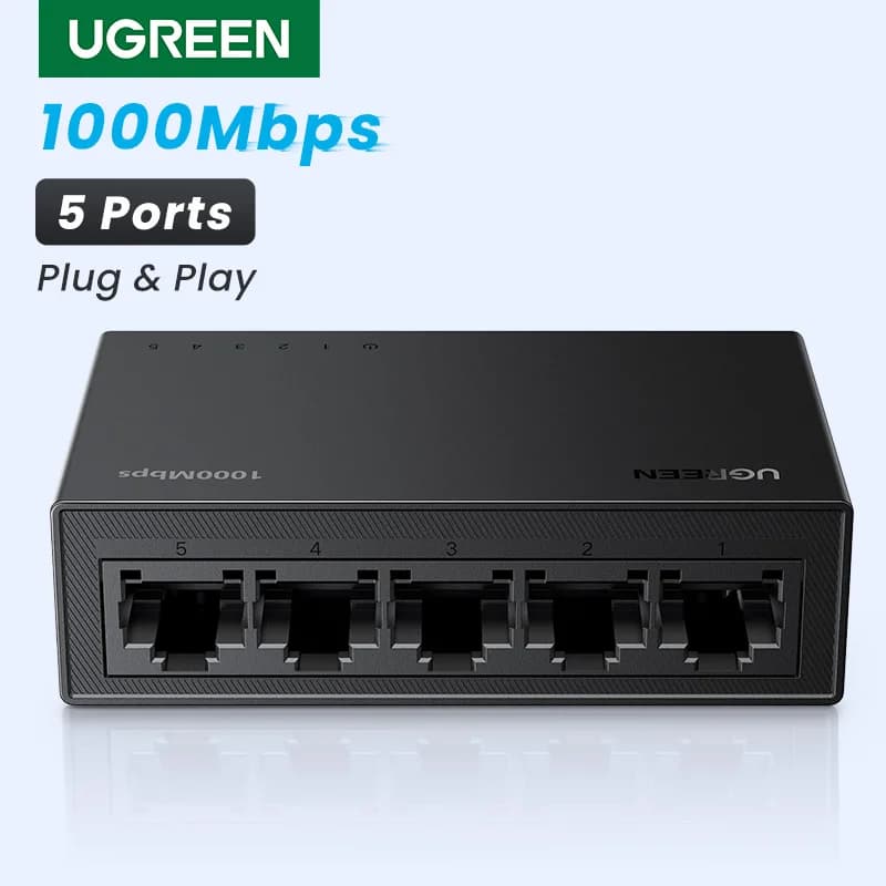 Omrežni switch Gigabit Ethernet s 5 vrati