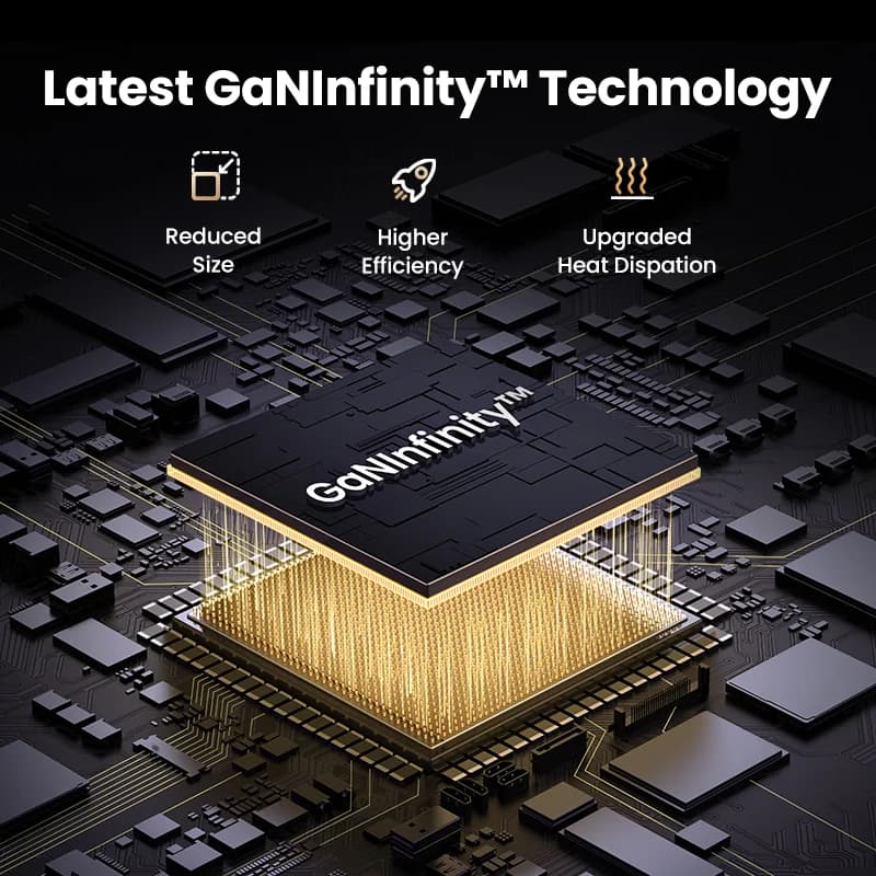 Stenski polnilec 160W GaN USB-C, PD3.1