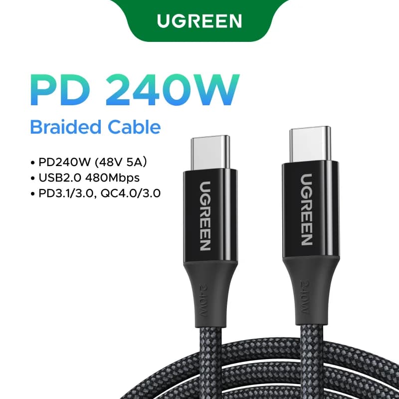 240W USB-C na USB-C kabel za hitro polnjenje