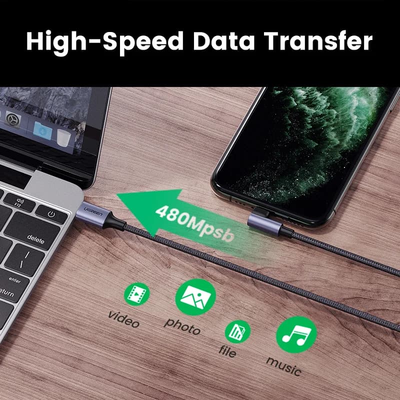 Kabel MFi USB-C na Lightning, PD 20 W