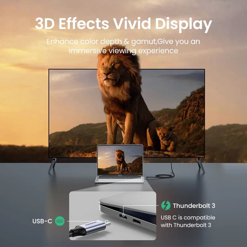 Kabel USB-C na HDMI, adapter za video z ločljivostjo 4K
