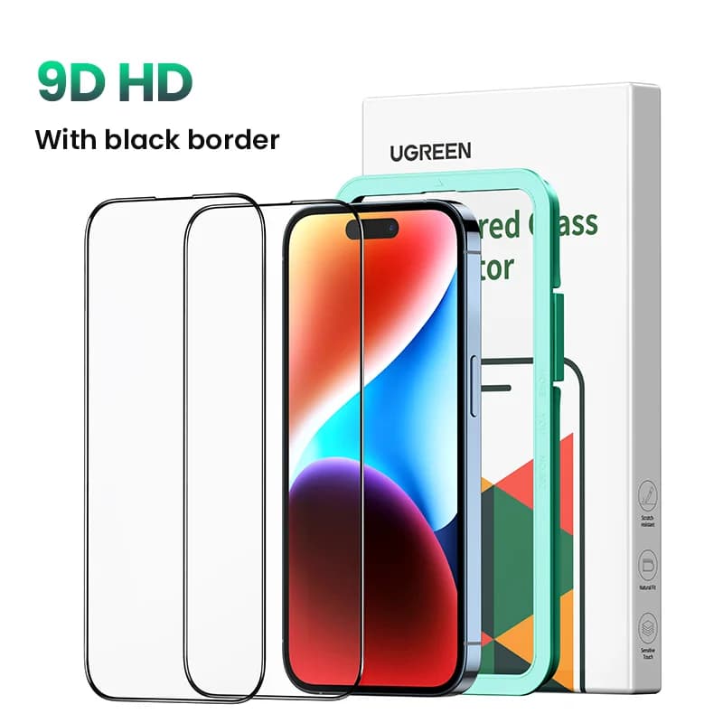 Zaščita zaslona iz kaljenega stekla za iPhone 16 Plus