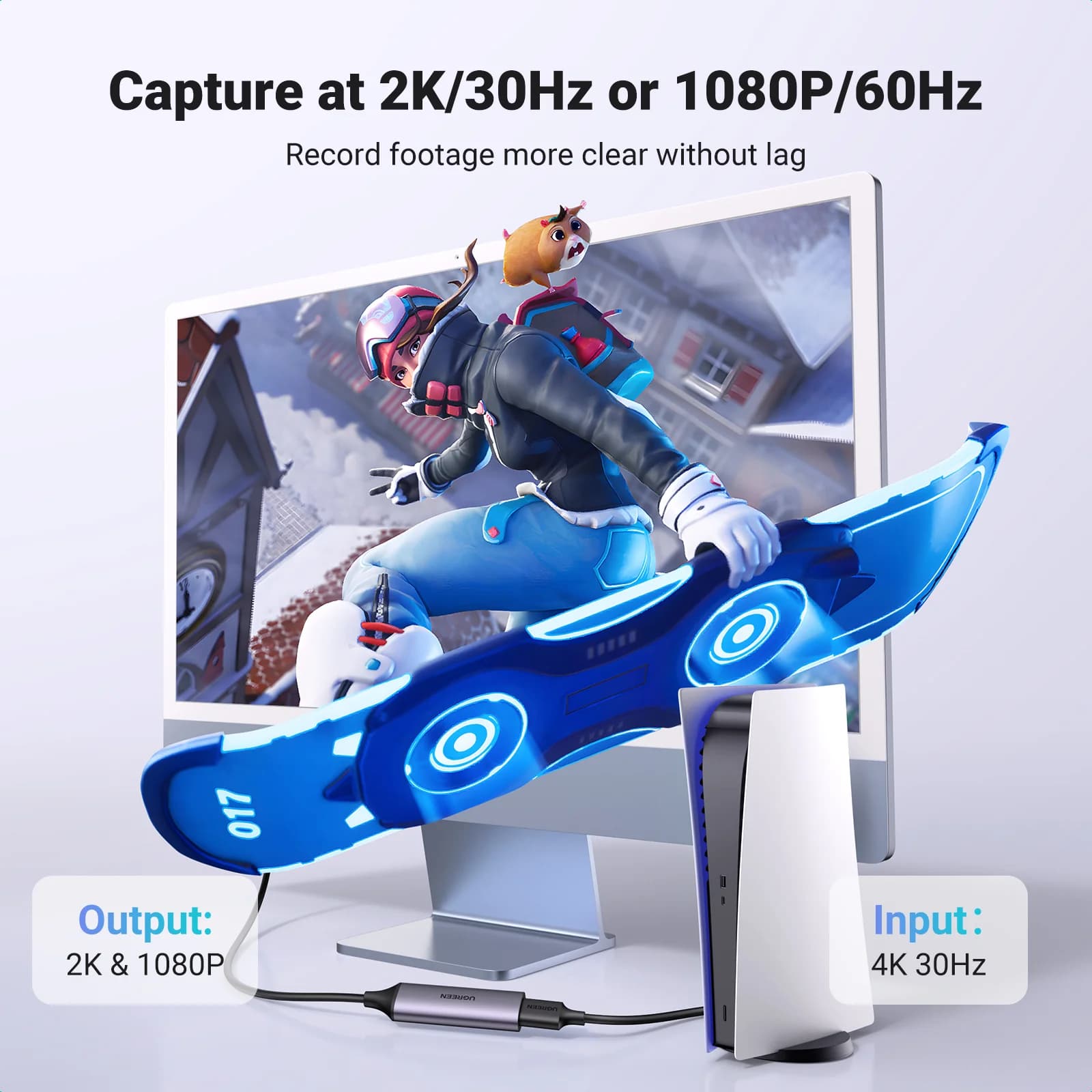 Video zajemalna kartica 1080P HDMI v USB-C