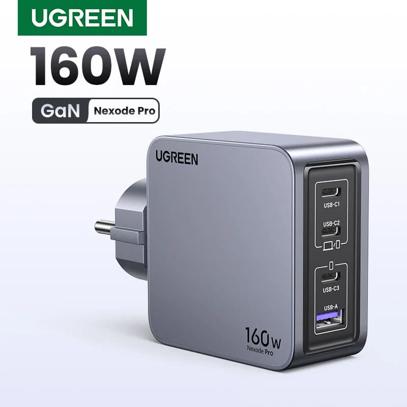 160W GaN USB-C polnilec s korejskim vtikačem
