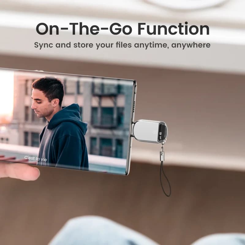 USB-C bralnik za Micro SD kartice, USB 3.0 OTG