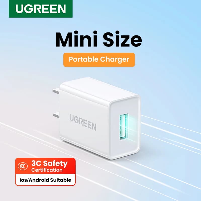 USB polnilnik za stensko vtičnico 5V 1A za mobilne telefone