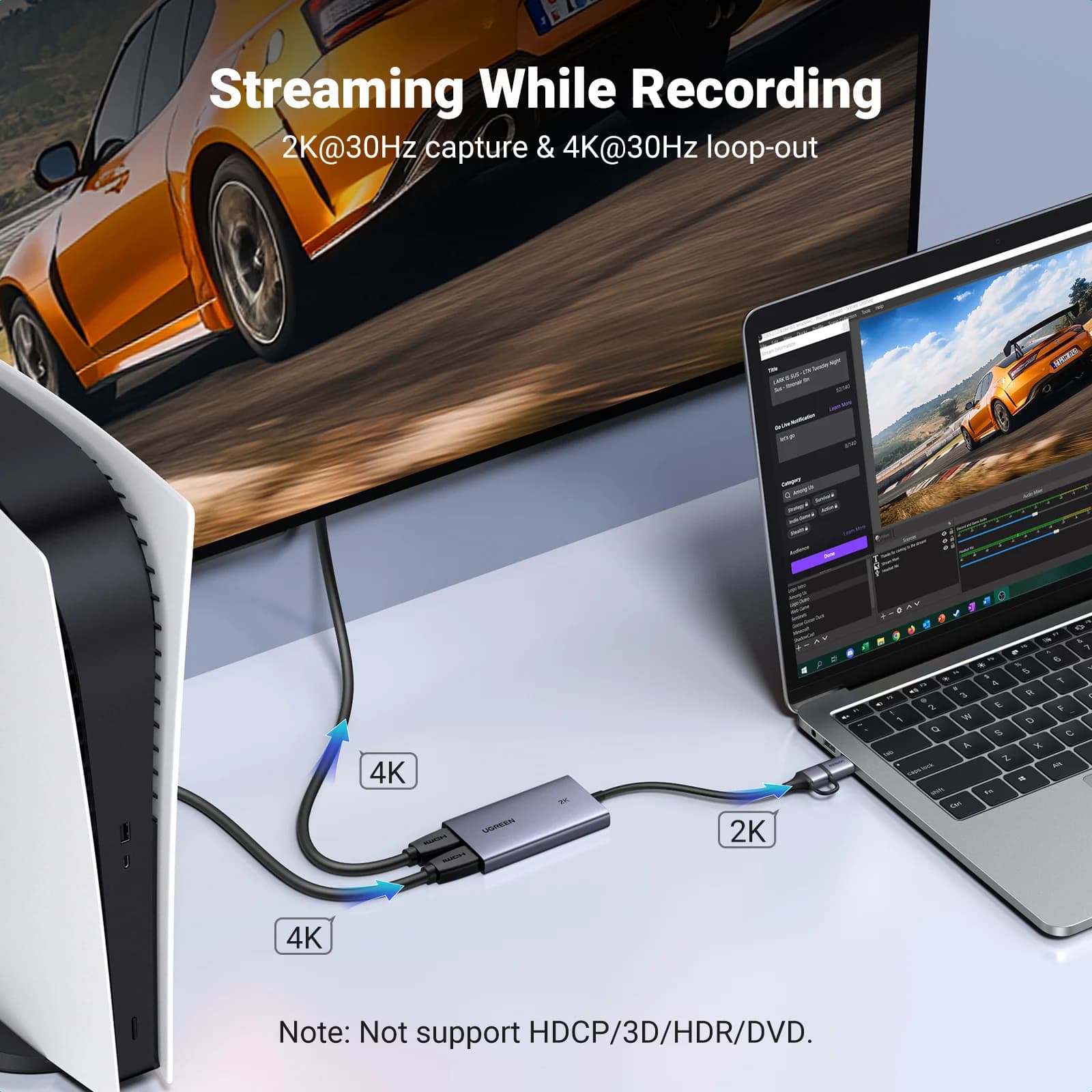 Video zajemalna kartica 4K HDMI na USB