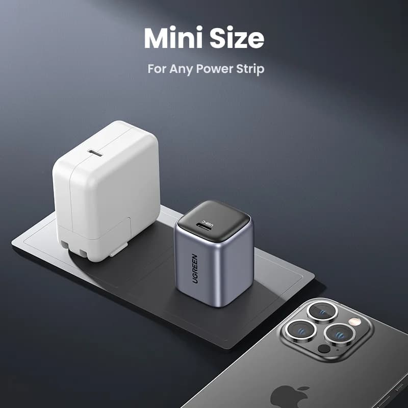 20W GaN USB-C hitri polnilec, ameriški vtič