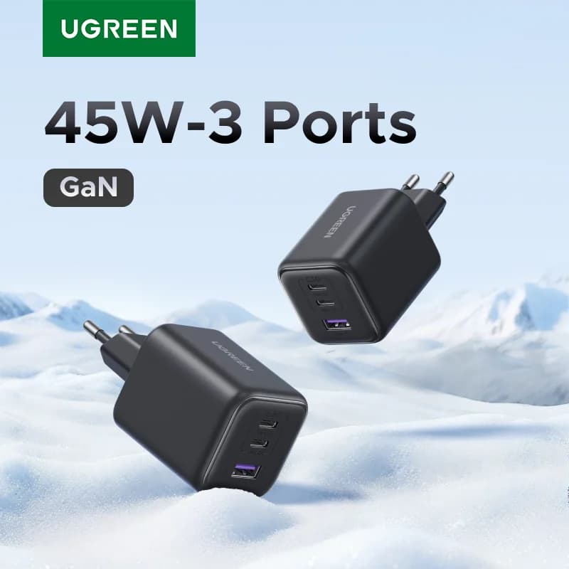 Polnilec GaN USB-C PD 45W s PPS