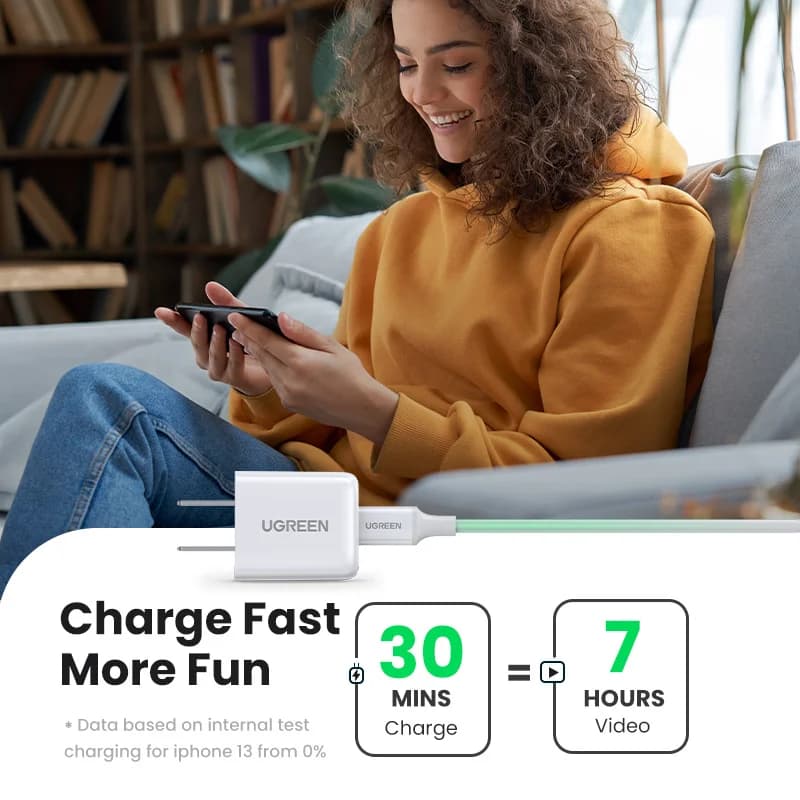 Hitri stenski polnilec USB-C PD 20W