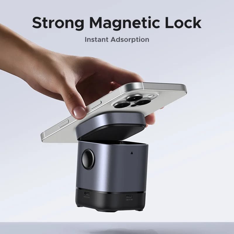 Qi2 15W magnetno brezžično polnilno stojalo s kablom