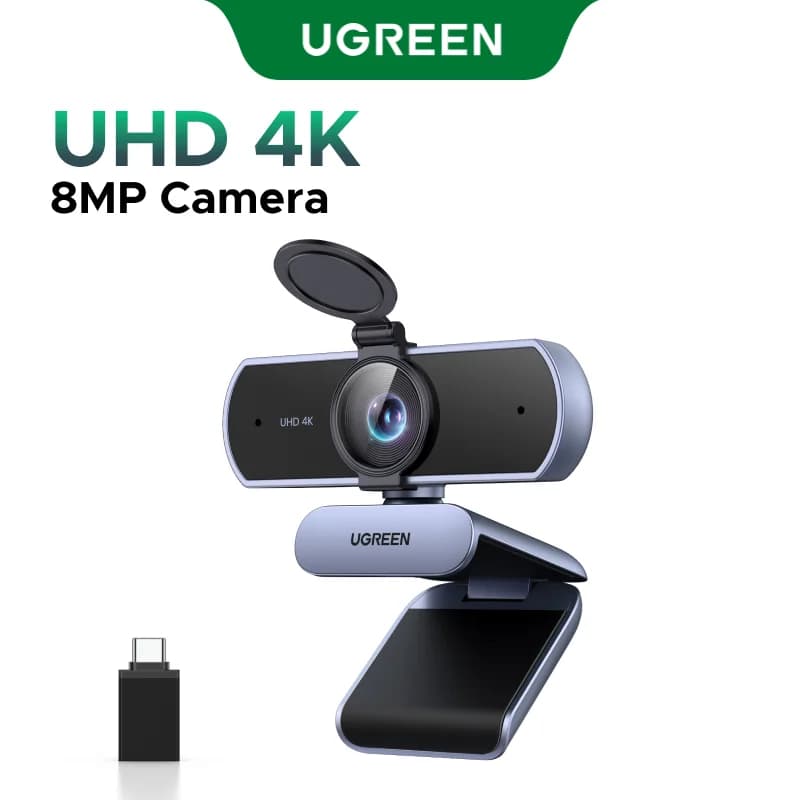 4K spletna kamera z mikrofonom in samodejno korekcijo svetlobe