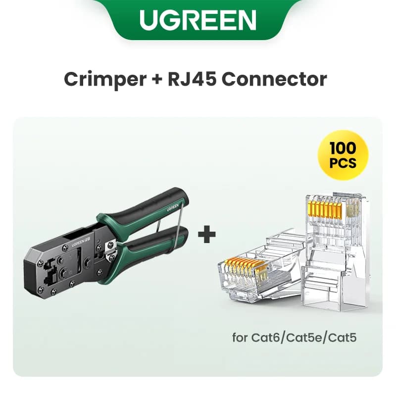 Orodje za krčenje RJ45 za Ethernet kablove CAT6/7