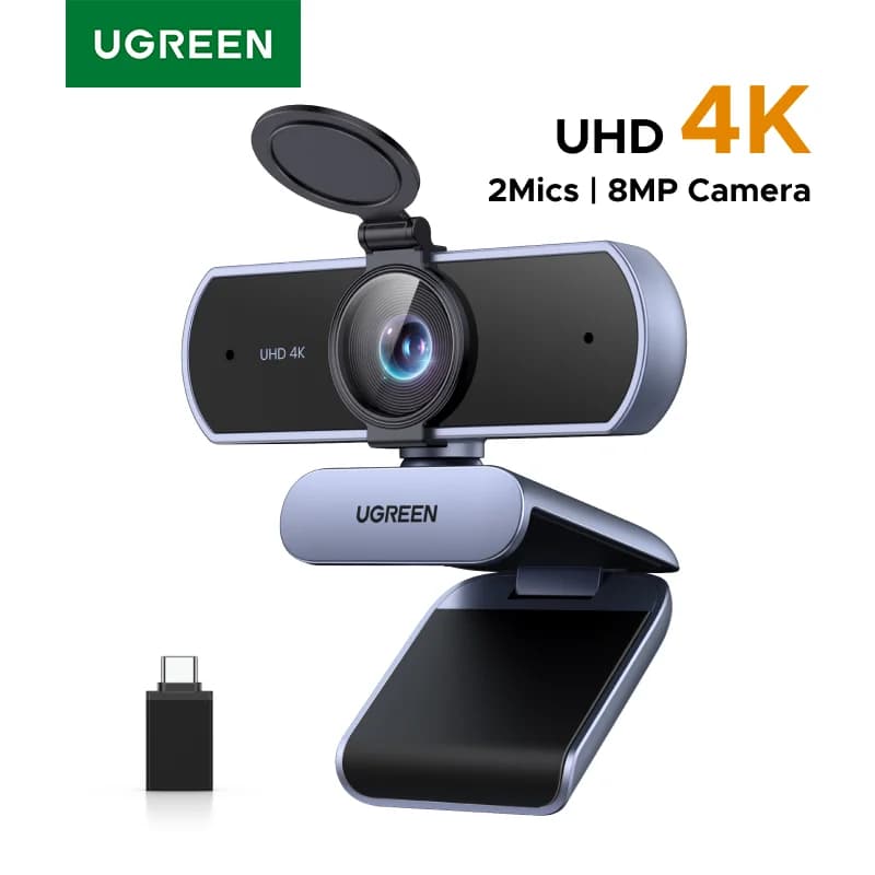 4K spletna kamera, 8MP, samodejno ostrenje, dva mikrofona