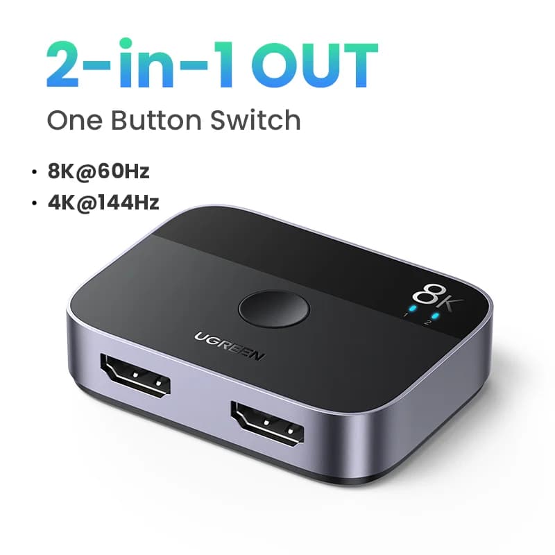 Razdelilnik in preklopnik HDMI 2.1, 8K 60Hz
