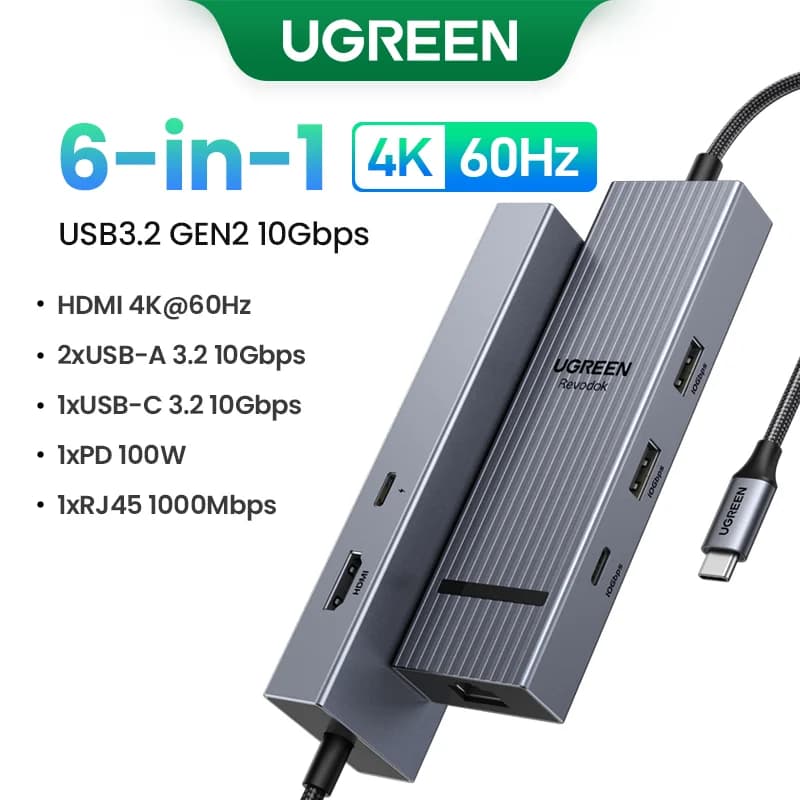 USB-C hub s 4K HDMI in 100W PD
