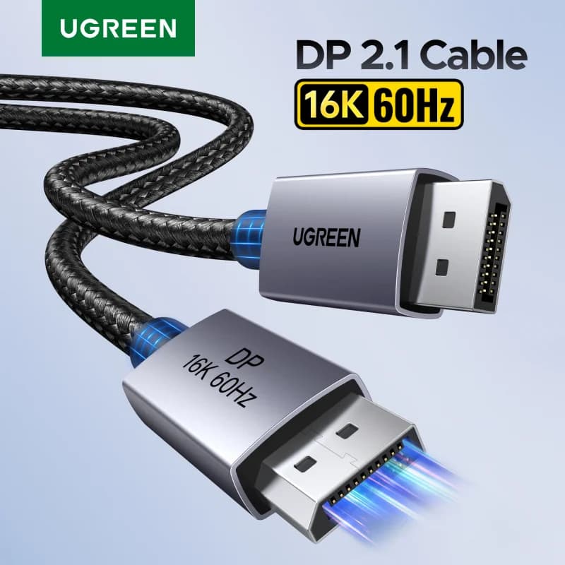 DisplayPort 2.1 kabel, podpora za 8K 60Hz HDR video