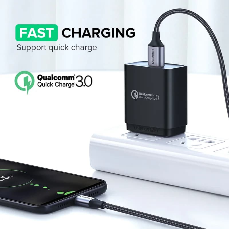 Komplet 2 Micro USB kablov za hitro polnjenje, 1,5 m, 2A