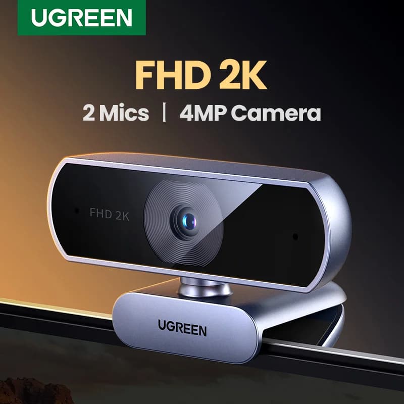 USB spletna kamera 2K HD z dvojnima mikrofonomoma