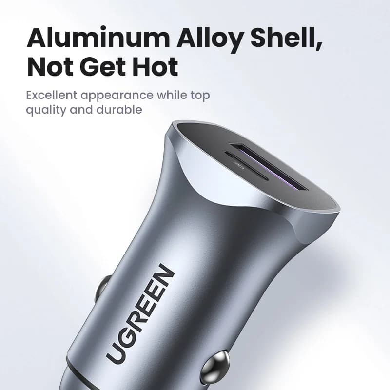 Polnilec za avto USB-C s hitrim polnjenjem 4.0 in PD