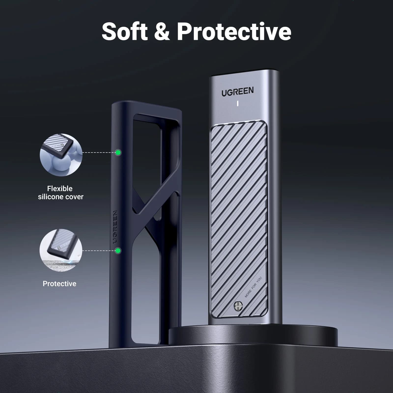 Ohišje M.2 NVMe SSD USB-C 5Gbps