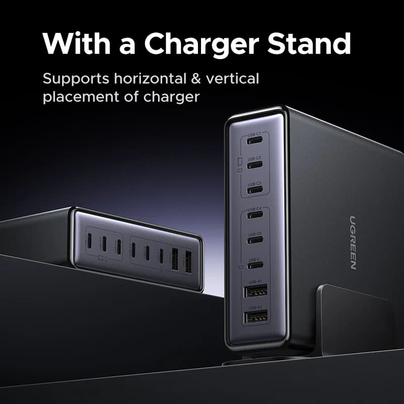 Namizna polnilna postaja GaN 200W 8-v-1
