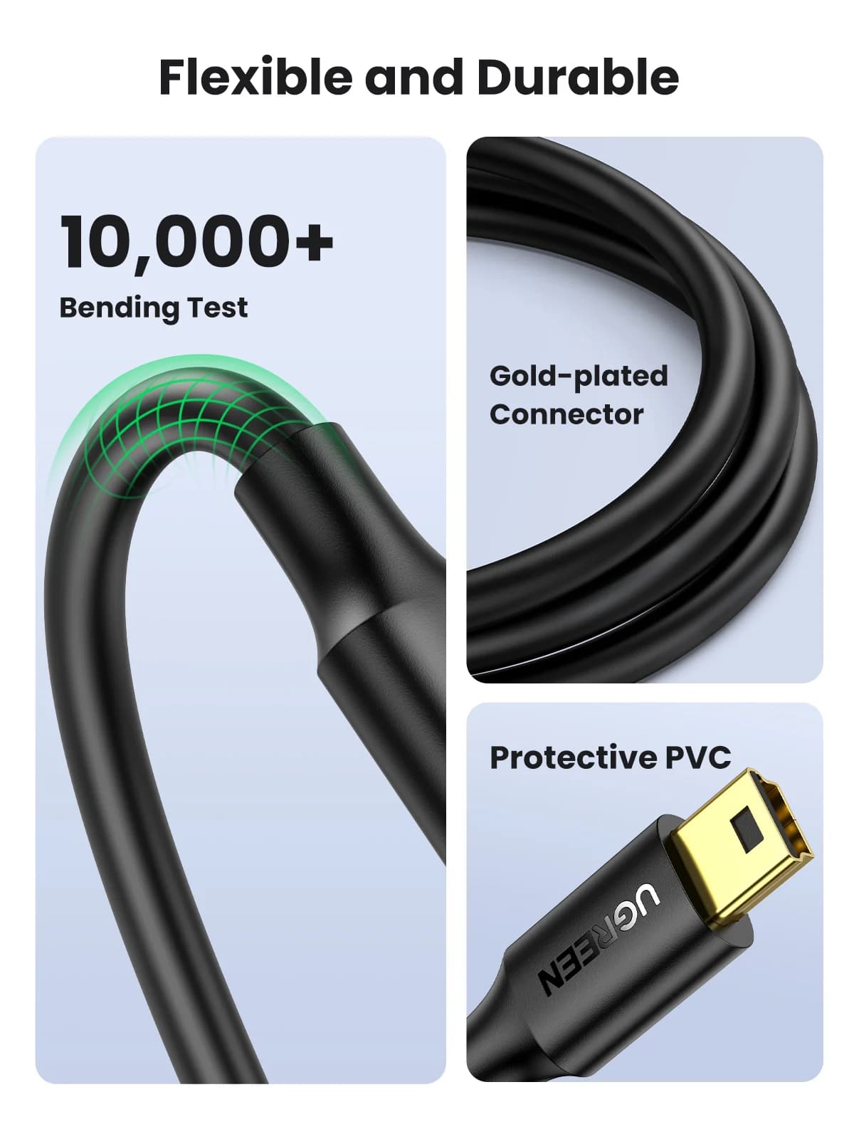Kabel Mini USB na USB za prenos podatkov in polnjenje