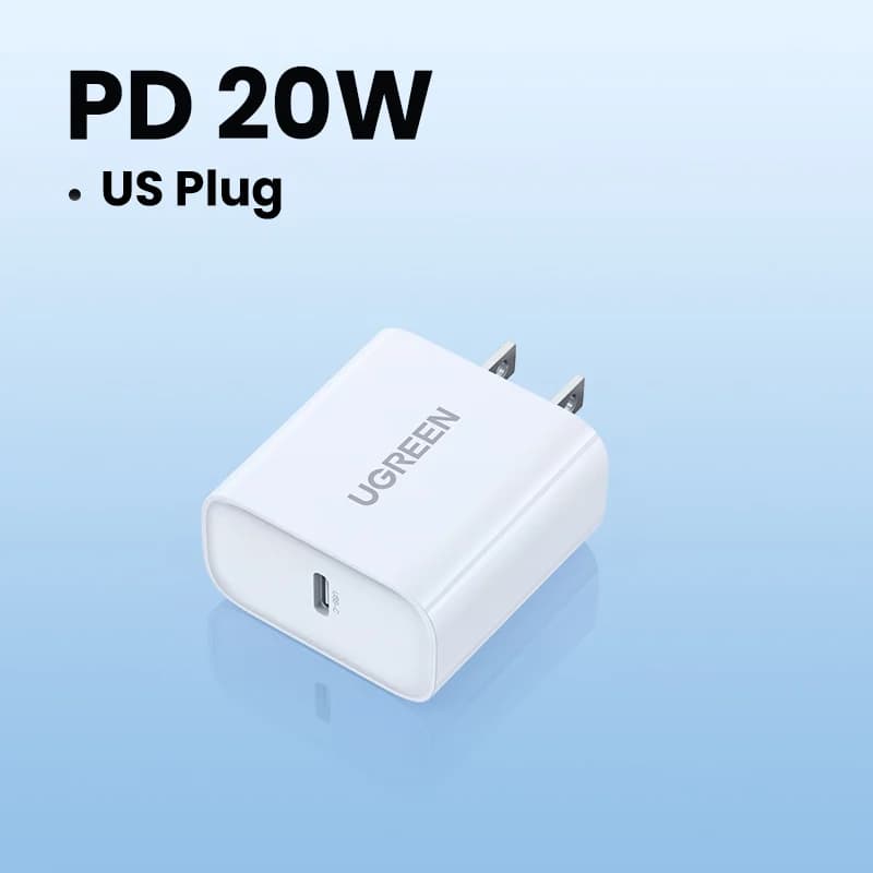 Stenski polnilec USB-C 20W, QC4.0 PD