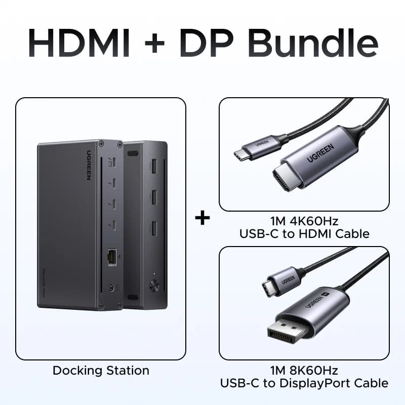 Thunderbolt 4 dokovna postaja 8-v-1 40Gbps