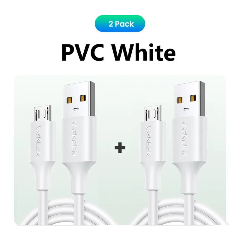 Komplet 2 Micro USB kablov za hitro polnjenje, 1,5 m, 2A