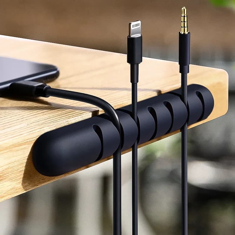Silikonske sponke za urejanje USB kablov