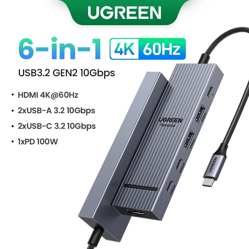 USB-C hub s 4K HDMI in 100W PD