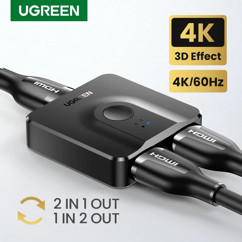 Dvosmerni 4K HDMI razcepljevalnik in preklopnik