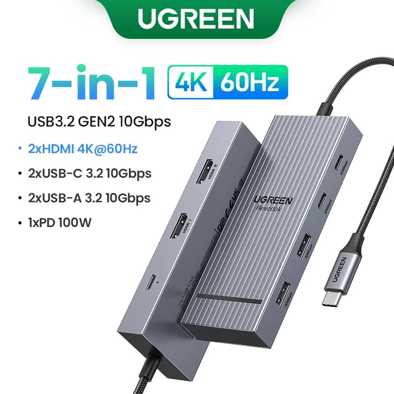 USB-C hub s 4K HDMI in 100W PD
